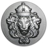 KING LION 99.9% Fine Silver Stacker Thick coin round Ultra High relief Proof 100g / 3.2 oz
