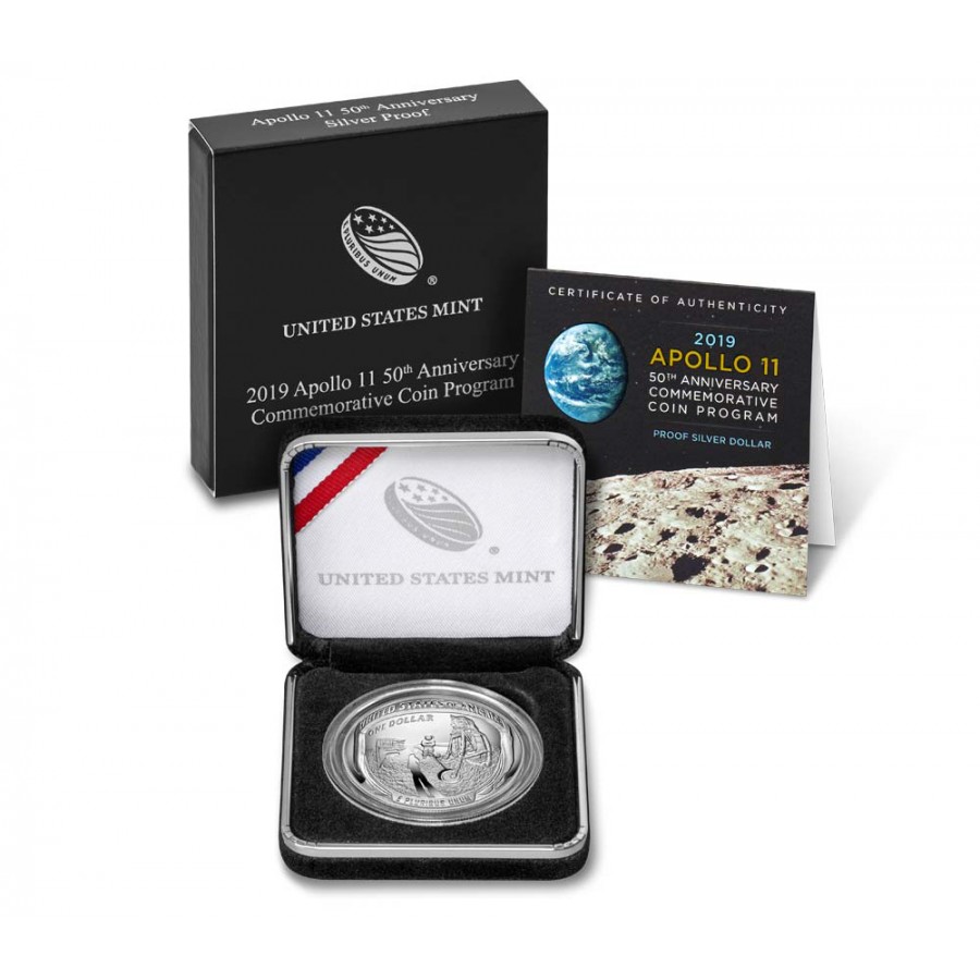 LIFTOFF 2019 Apollo 11 50th Anniversary 1oz Silver Coin #1 WE HAVE A LIFT OFF
