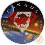 Canada SUPERMAN CANADIAN UNIVERSE Canadian Maple Leaf $5 Silver Coin 2016 High relief of S-logo 1 oz