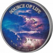 Republic of Benin AIR series SOURCE OF LIFE Silver Coin 1000 Francs 2020 Proof 1 oz