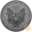 USA CONFEDERATE FLAG American Silver Eagle 2019 Walking Liberty $1 Silver coin Ruthenium plated 1 oz