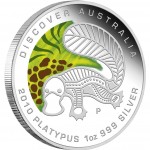 Australia PLATYPUS Discover Dreaming $1 Silver Coin 2011 Proof 1 oz