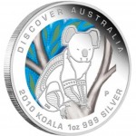 Australia KOALA Discover Dreaming $1 Silver Coin 2010 Proof 1 oz