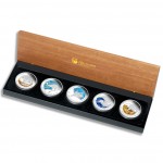 Australia Discover Dreaming 2011 Five Silver Coin Set $5 Proof 5 oz