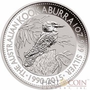 Australia AUSTRALIAN KOOKABURRA 25th Anniversary $1 Silver coin 2015 BU 1 oz 
