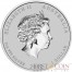 Australia GOLD DRAGON Lunar II series $1 Colored Silver coin 2012 BU 1 oz 
