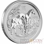 Australia HORSE Lunar II series $0.5 Silver coin 2014 BU