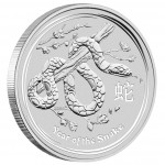 Australia $1 YEAR OF THE SNAKE series AUSTRALIAN LUNAR II 2013 Silver Coin 1 oz