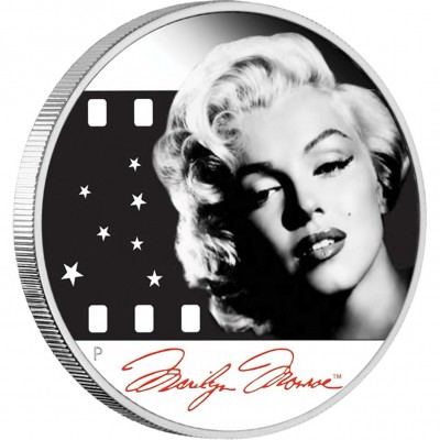 Tuvalu MARILYN MONROE $1 Silver Coin Proof 2012 