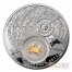 Belarus "Zodiac Signs" 12 Coin Set Silver 240 Rubles Gilded with elements 2013 Proof ~11 oz