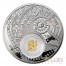 Belarus "Zodiac Signs" 12 Coin Set Silver 240 Rubles Gilded with elements 2013 Proof ~11 oz