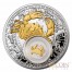 Belarus "Zodiac Signs" 12 Coin Set Silver 240 Rubles Gilded with elements 2013 Proof ~11 oz