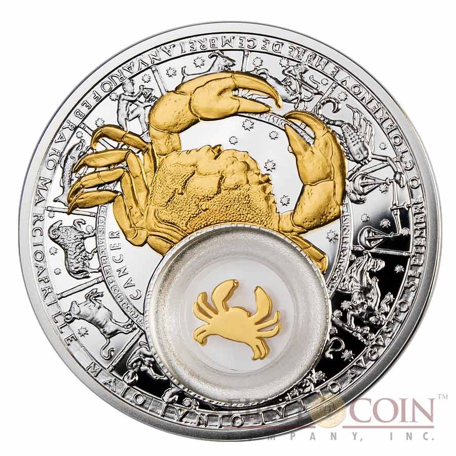 LIBRA Little Scales Ukraine 2015 Silver 1/4 Oz Coin 2 Hryvnia Children's Zodiac 