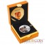 Niue Persian Cat Silver Coin Man's best friends - Cats Series $1 Colored 2014 Proof with Swarovski