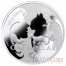 Niue Persian Cat Silver Coin Man's best friends - Cats Series $1 Colored 2014 Proof with Swarovski