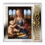 Niue Madonna of the Carnation Silver Coin Leonardo da Vinci "Masterpieces of Renaissance" Series $1 Colored 2014 Gilded Proof Square shape