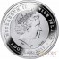 Niue Island Year of the Goat with Seven Bells Lunar Calendar $1 Gilded Silver Coin Proof 2015