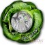 Niue The Year of the Goat $1 Lunar Chinese Calendar Cabbage-shaped Colored Silver Coin Proof 2015