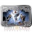 Andorra The Wonders of Jesus Christ 40 Diners Eight Colored Silver Rectangular coin set ~ 4 oz Proof 2012/13