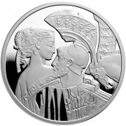 Niue Island  PARIS AND HELEN series FAMOUS LOVE STORIES $1 Silver Coin 2010 Proof 