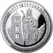 Andorra SAINT BARBARA Series HOLY HELPERS Silver Coin 10 Diner 2010 Proof