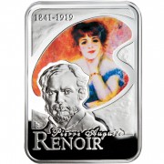 Andorra PIERRE AUGUSTE RENOIR Series PAINTERS OF THE WORLD Silver Coin 10 Diner Proof 2008