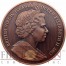 British Virgin Islands ZEUS OLYMPIC 150th Birth Anniversary of Baron de Coubertin $1.50 Copper coin Ultra High Relief 2013 Antique finish 1.5 oz