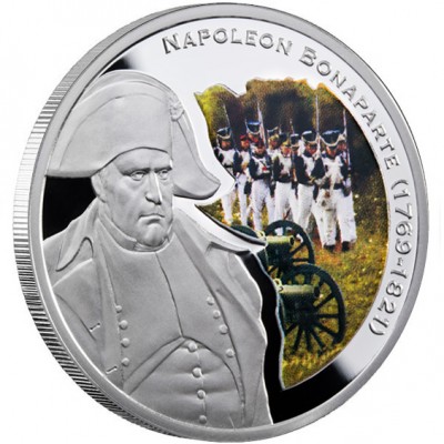 Niue Island NAPOLEON BONAPARTE War of 1812 series GREAT COMMANDERS $1 Silver Coin 2010 Proof