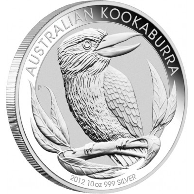 Silver Bullion Coin AUSTRALIAN KOOKABURRA 2012 - 10 oz