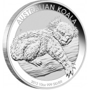 Silver Bullion Coin  AUSTRALIAN KOALA  2012 - 10 oz