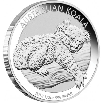 Silver Bullion Coin  AUSTRALIAN KOALA  2012 - 1/2 oz