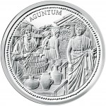 Silver Coin "AGUNTUM" 2011 “Romans on the Danube” Series