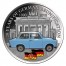 Copper Silver Plated Colored Coin BRANDENBURG GATE - Trabant car 2010 "20 Years German Reunification” Series, Malawi