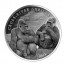 Silver Coin CROSS - RIVER GORILLA (A COUPLE) 2012, Cameroon - 1 oz