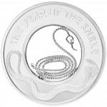 Silver Coin SNAKE FILIGREE 2013 "Lunar" Series