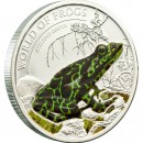 Silver Coin ATELOPUS CERTUS GREEN 2011 "World of Frogs” Series