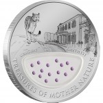 Silver Coin URUGUAY - THE LAND OF  AMETHYSTS 2012 "Treasures of Mother Nature" Series, Fiji