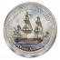 "Famous Sailing Ships II" 2012 Ten Cu-Ni with Handcrafted Cold-enamel-application Coins Set, East Caribbean States