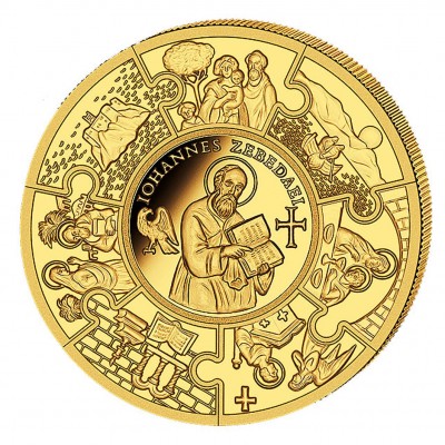 Gold Coin ST. JOHANNES 2011,Liberia - 1/25 oz