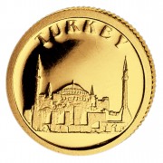 Gold Coin TURKEY 2008, Liberia - 1/50 oz