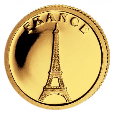 Gold Coin FRANCE 2008, Liberia - 1/50 oz