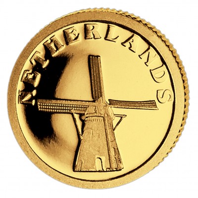 Gold Coin NETHERLANDS 2008, Liberia - 1/50 oz