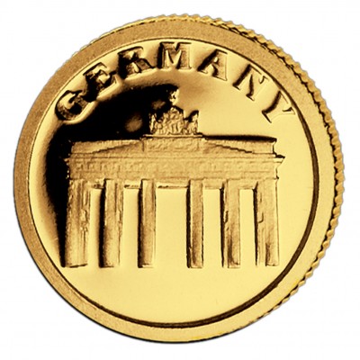 Gold Coin GERMANY 2008, Liberia - 1/50 oz