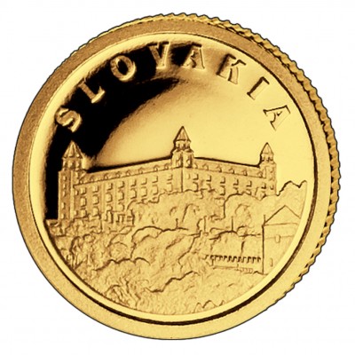 Gold Coin SLOVAKIA 2008, Liberia - 1/50 oz