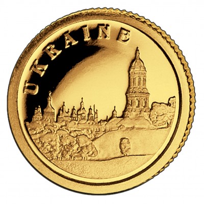 Gold Coin UKRAINE 2008, Liberia - 1/50 oz