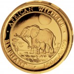 Gold Coin ELEPHANT 2011 "African Wildlife" Series - 1/50 oz