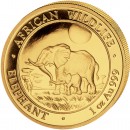 Gold Bullion Coin ELEPHANT 2011 "African Wildlife" Series - 1 oz