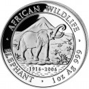 Silver Bullion Coin ELEPHANT 2006 "African Wildlife" Series - 1 oz