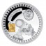 Silver Gilded Coin TSARS-CANNON 2011 "Moscow Kremlin" Series, Liberia - 1 oz