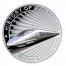 Silver Colored Coin SHINKANSEN 2011, "History of Railroads" Series, Liberia 